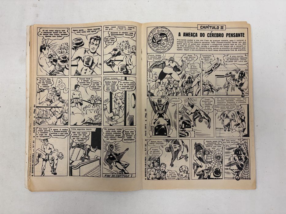 Livro BD O Homem Aranha Nº 61
