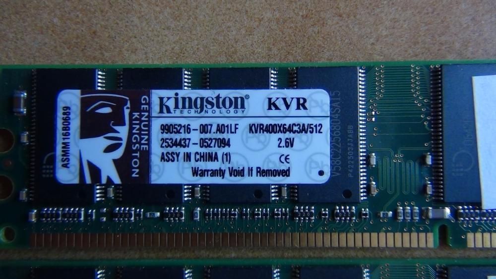 Memoria ram para desktop kvr400x64c3a/512 kingston