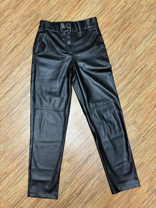 Шкіряні штани, брюки на флісі
