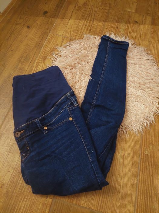 Spodnie ciążowe 38 H&M z pasem