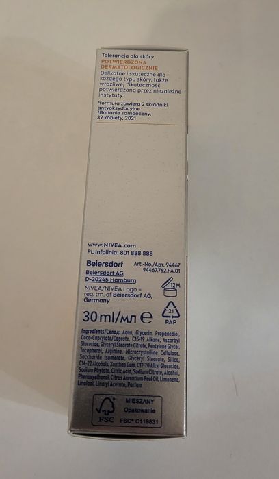 Nivea Expert Filler Cellular serum rozświetlające z witaminą C 30ml