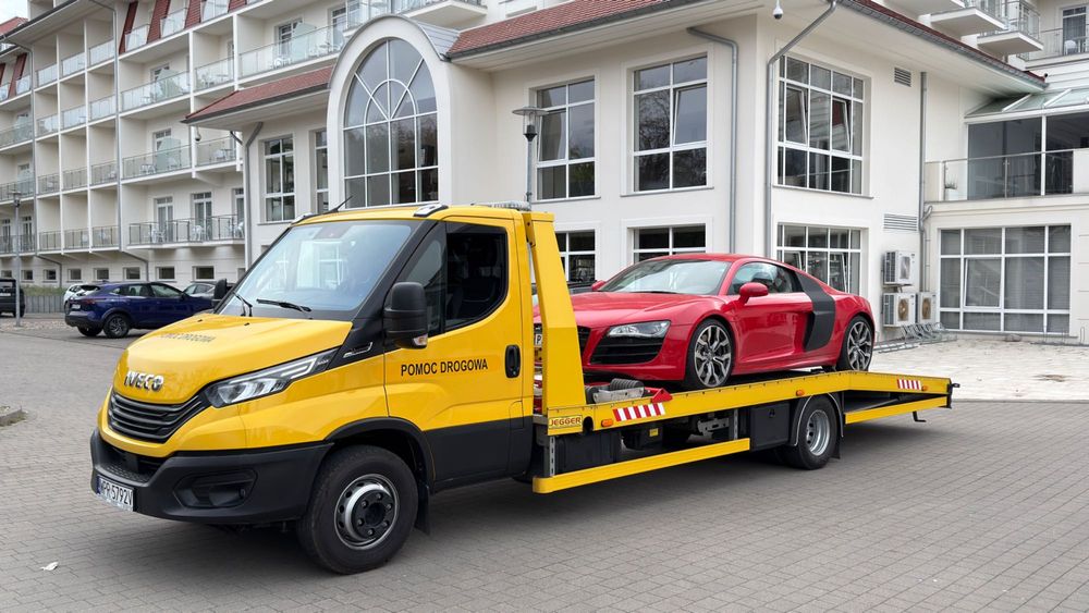 Tanie Holowanie Pomoc Drogowa Laweta 24H Transport Aut Słupsk 6Osobowa