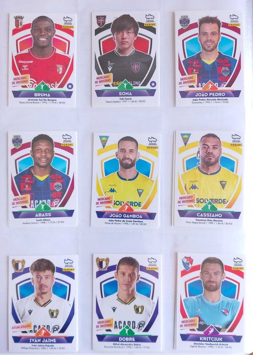Panini Cromos • Actualizações • Futebol 2022-23
