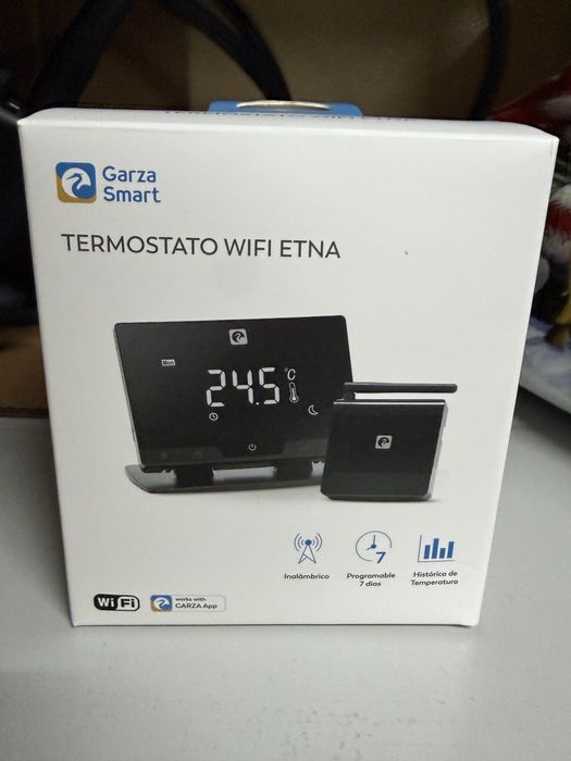 Termostato Inteligente caldeira/aquecimento com app. Garza ETNA WiFi – Nov