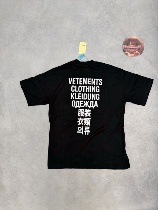 футболка Vetements одежда Balenciaga S M L  rick owens maison margiela