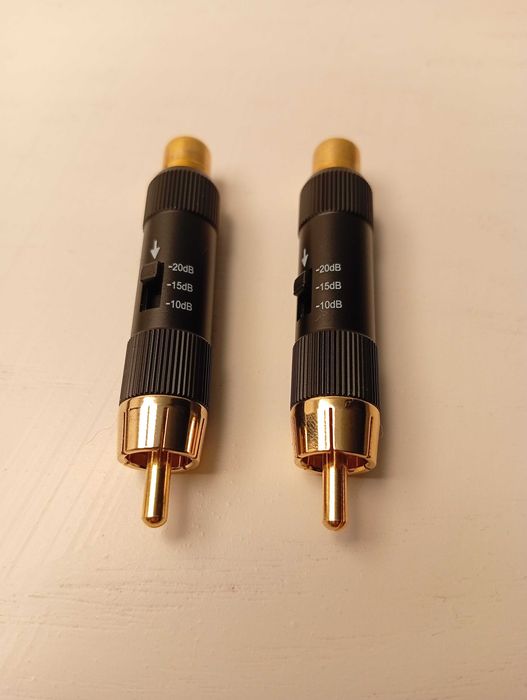 Atenuadores RCA audio