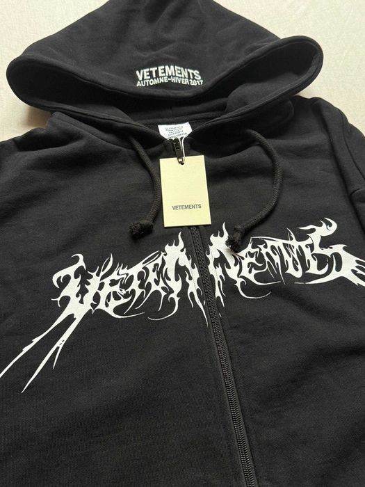 パーカー VETEMENTS total darkness Vetements Total Fucking Darkness Zip Hoodie: 5 700 грн. - Худи