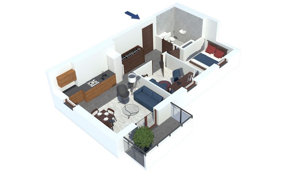0% prowizji, Wyłączność: Urządzony Narożny Apartament 46 m2 - Filmowa