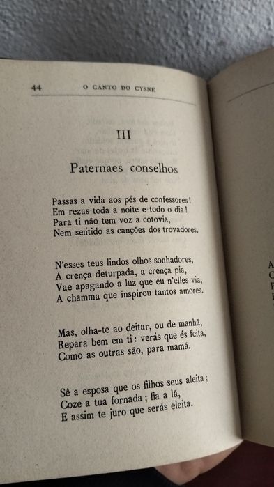 João Penha - O Canto do Cysne / Poesia / Coleccionável de 1923