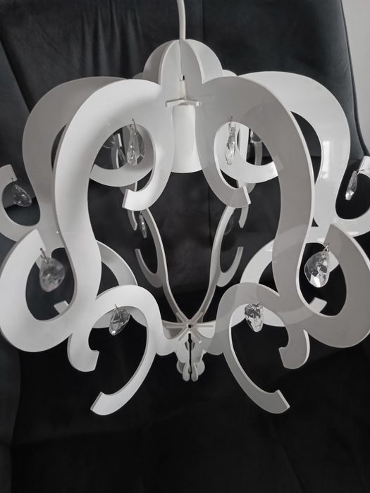 Lampa wisząca biała Katerina Nowodvorski