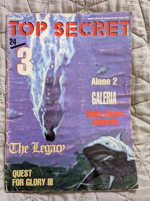 gazeta Top Secret 24 3/1994 retro czasopismo  (jak Secret Service)