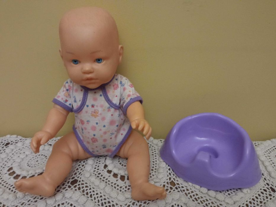 Zestaw dla Małej Opiekunki Lalka Bobas Wózek Spacerówka Nocnik