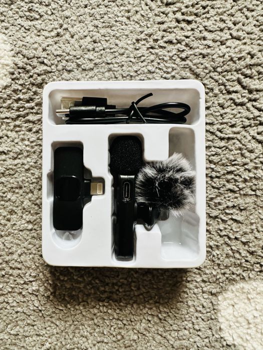 Przenośny mikrofon klipsowy krawatowy do iPhone