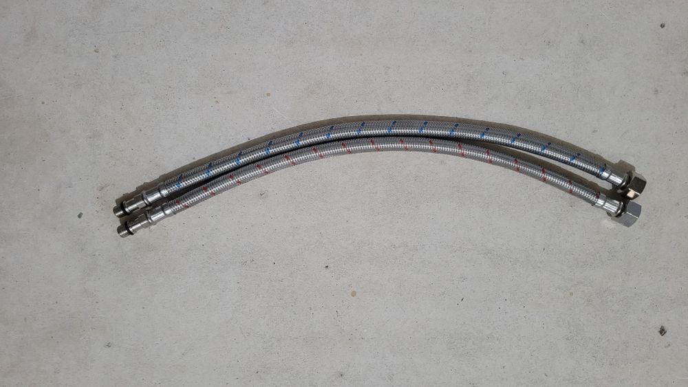 Wąż wężyk w oplocie 3/8" M10