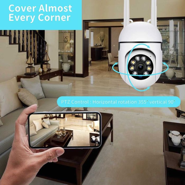 IP Wifi Camera 2MP Full HD 1080p Rotating Pan Tilt Wireless Camera usb64553065990658122