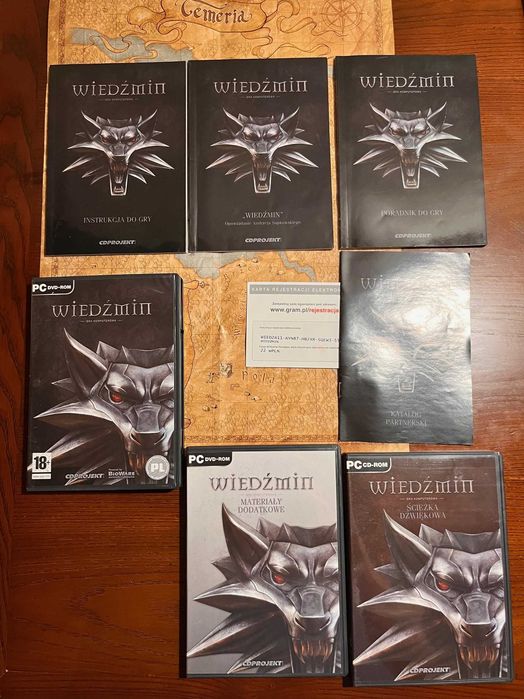 Pierwsze wydanie Wiedźmin CD Projekt 2007