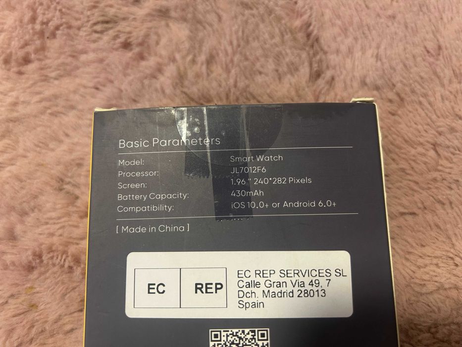 #7 Zegarek SmartWatch Meski Pasek Sportowy Czarny