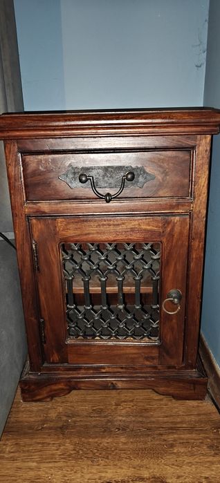 Szafki  kolonialne indyjskie dwie sztuki   nocne nakastlik