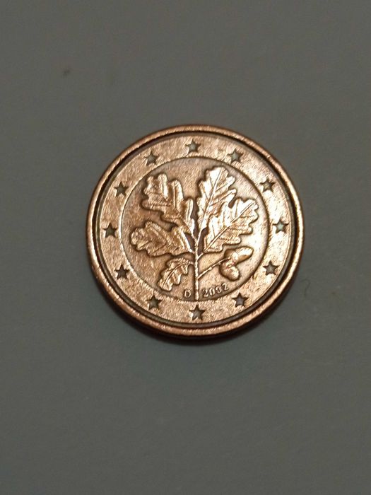 Moedas 1 cêntimo Alemanha 2002