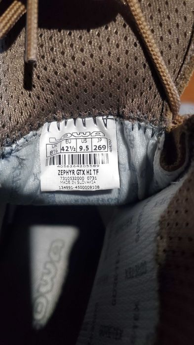 Черевики берці Lowa Zephyr GTX HI Coyote 41 --- 48.5