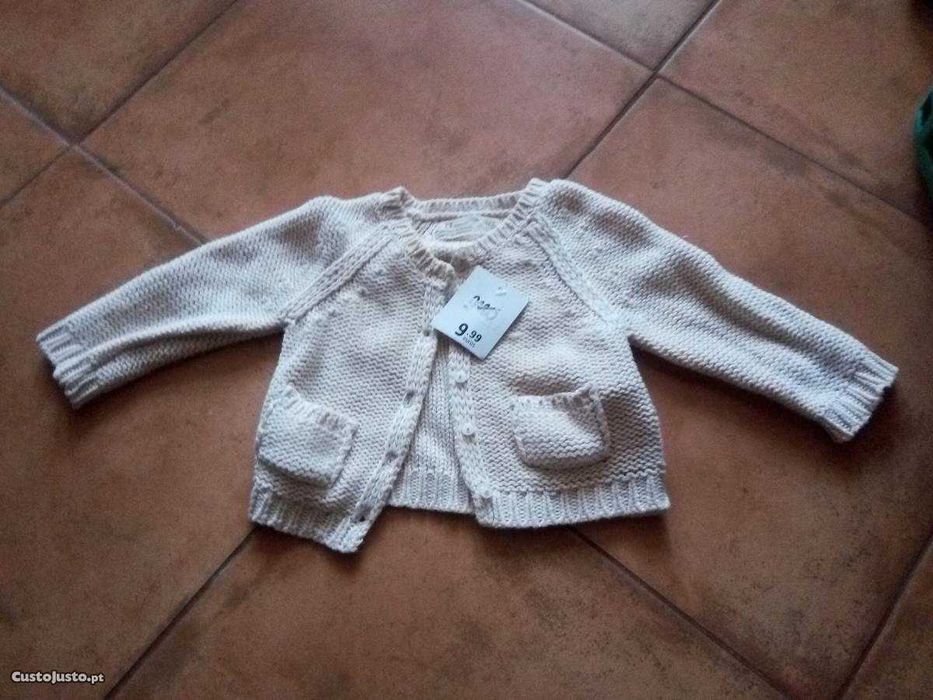 Casaco "novo e embalado" 1-3 meses