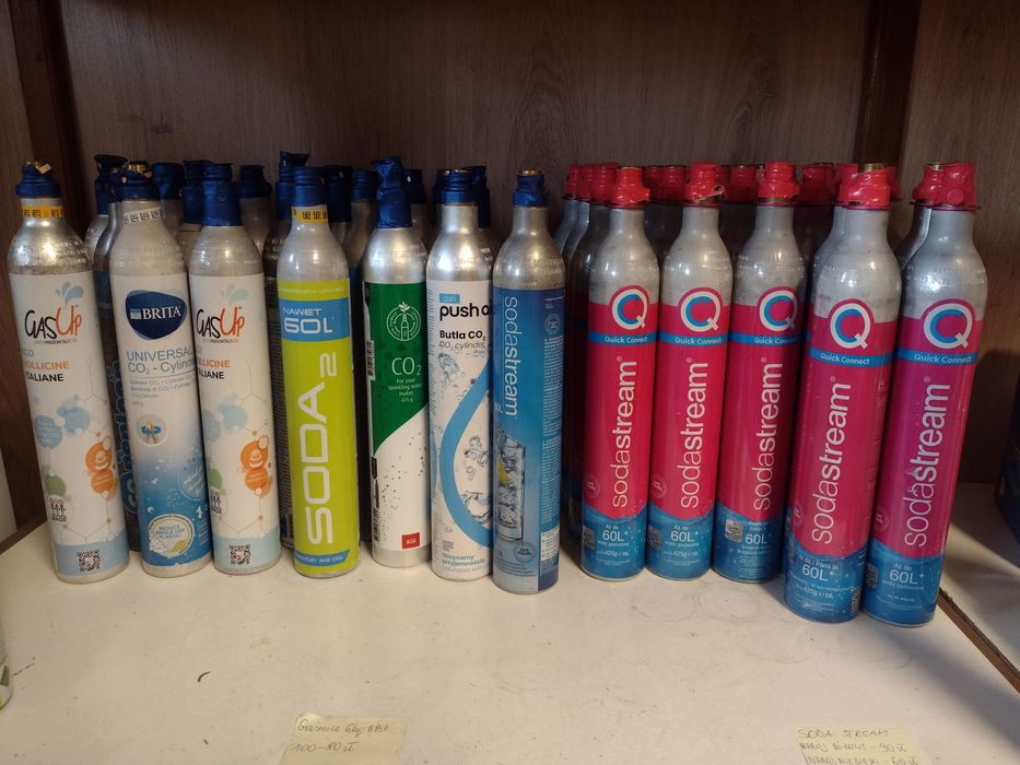 Wymiana butli do saturatorów soda