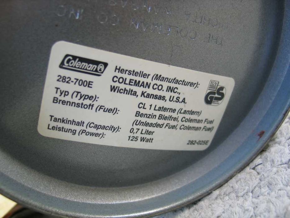 Lampa gazowa Coleman  nowa produkcja USA