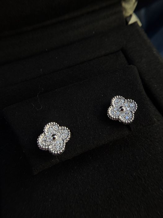 Серьги van cleef