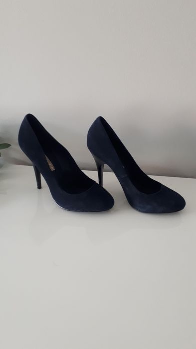 Granatowe szpilki Buffalo Londyn 39