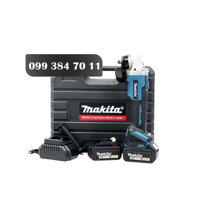 Акумуляторна Болгарка Makita 554 48V 6A чорний кейс Шліфувальна Машина