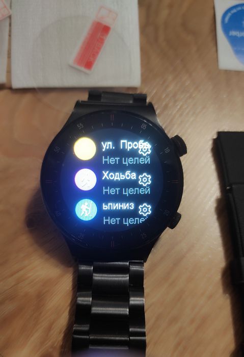 Смарт часы Smartwatch QW33 Bluetooth 2 ремешка, 2 защитных стекла