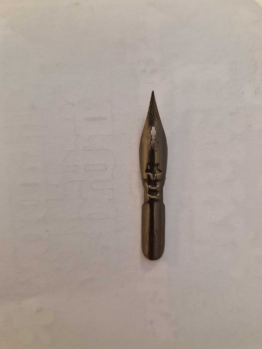 Перо металическое