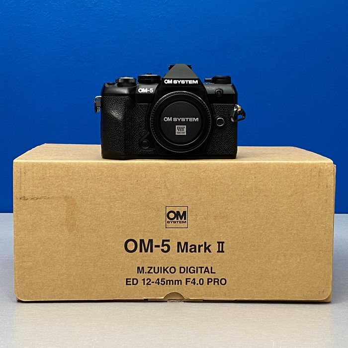 OM System OM-5 Mark II (Corpo) - 20.4MP | 3 ANOS DE GARANTIA