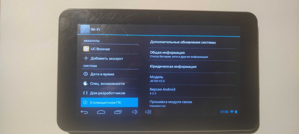 Планшет Jeka v2.0