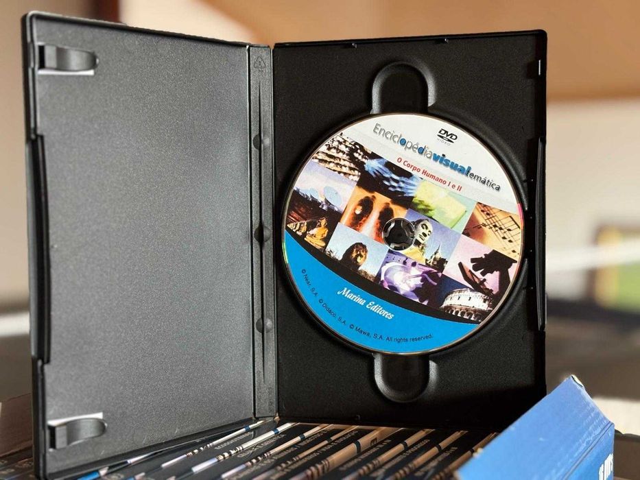 Enciclopédia Visual Temática: 16 DVDs Educativos
