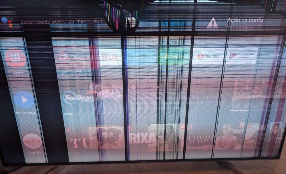 Sony Bravia XF9005 TV, 55 inches (Damaged Display) + Remote Control64550422123009120