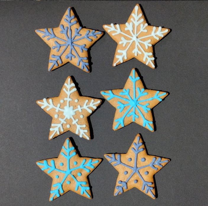 Pierniczki świąteczne pierniki lukrowane lukier piernik Mikołaj łoś