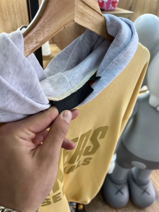Худі FEAR OF GOD Essentials x NBA “Lakers” Yellow Grey