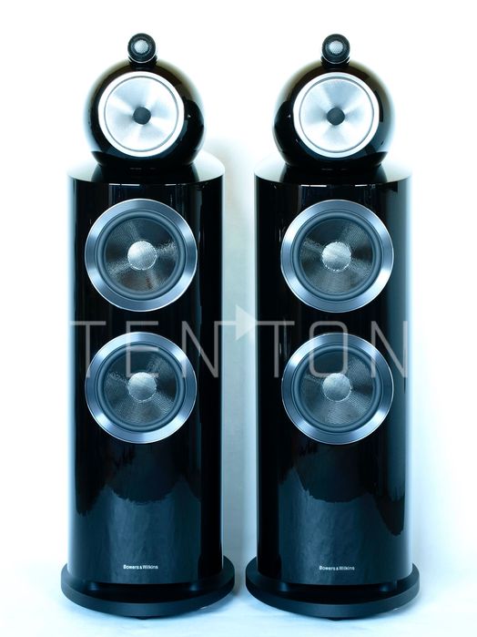 B&W Bowers Wilkins 802D3 piano black, komplet, stan idealny!