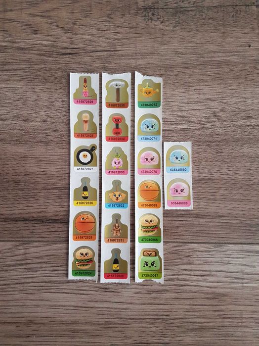 20 naklejek gang zaradniaków naklejki z biedronki
