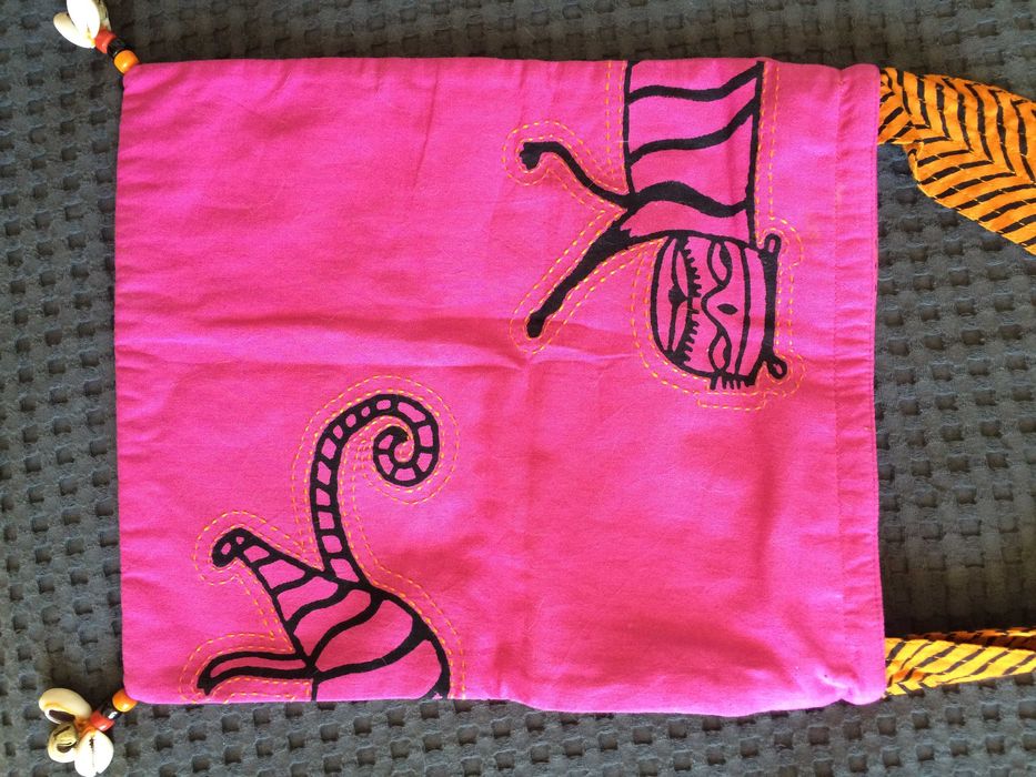 Dastkar Ranthambhore - piękna Indyjska torba na ramię (z kocurem?)