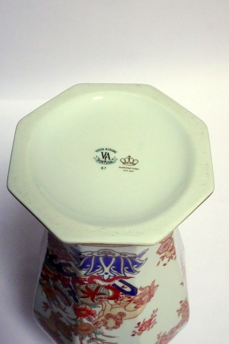 Jarra Vista Alegre, decoração "Samurai", modelo "Tomé". Envio grátis.