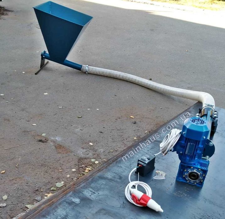 погрузчик для зерна гнучкий шнек спіральний навантажувач FA90 пелета