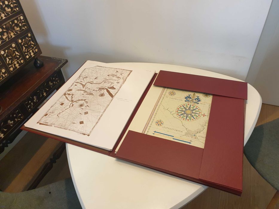 Monumenta Cartographica FAC-SIM 1987 6 Volumes + MAPAS Obra COMPLETA