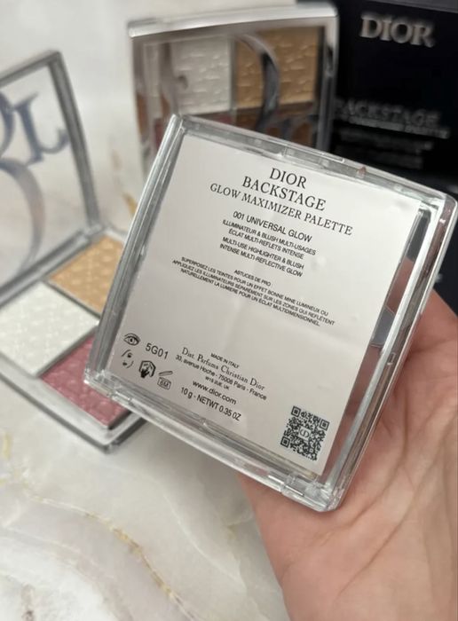 Палетка хайлайтер для обличчя Dior 001