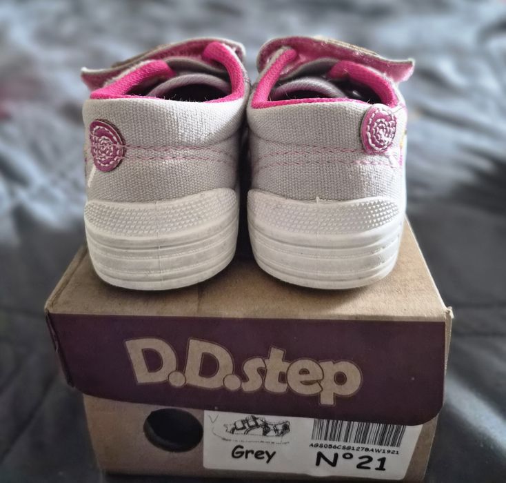 Текстильні кедики D.D.Step Grey CSB-127B (21 р., на стопу макс. 12,7 с