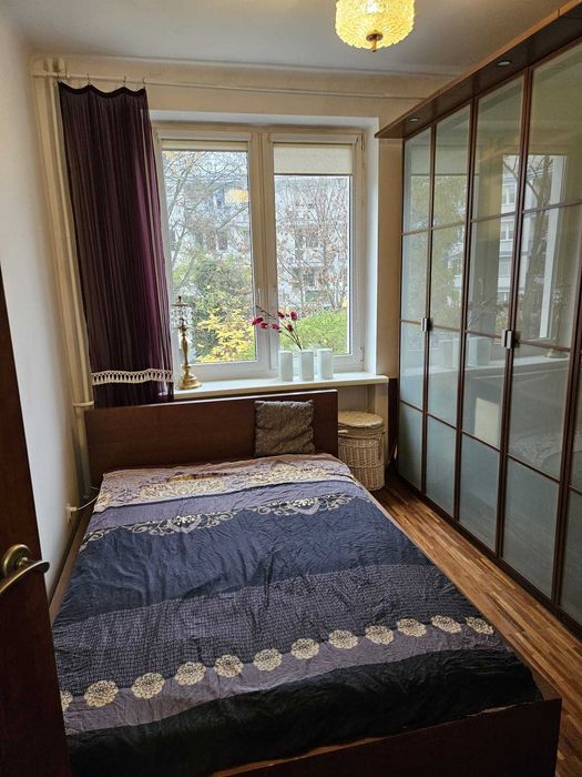 Ciepłe i słoneczne mieszkanie 2-pokojowe 48 m2 Saska Kępa | EN & pet-friendly