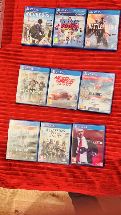 PS 4 1 GB plus 10 gier