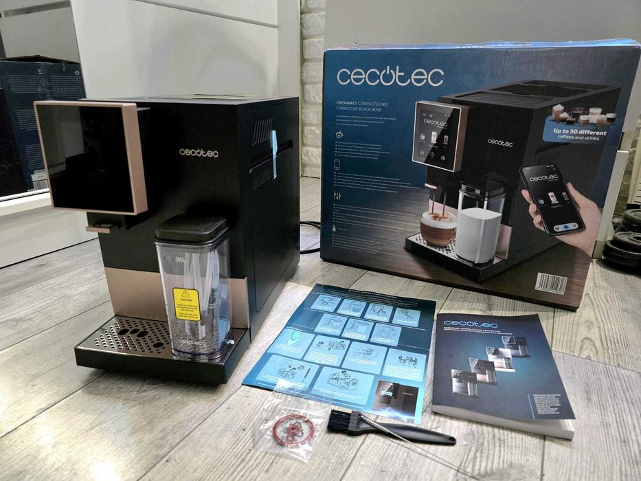 Cecotec automatyczny ekspres do kawy. Cremmaet Connected Black Rose