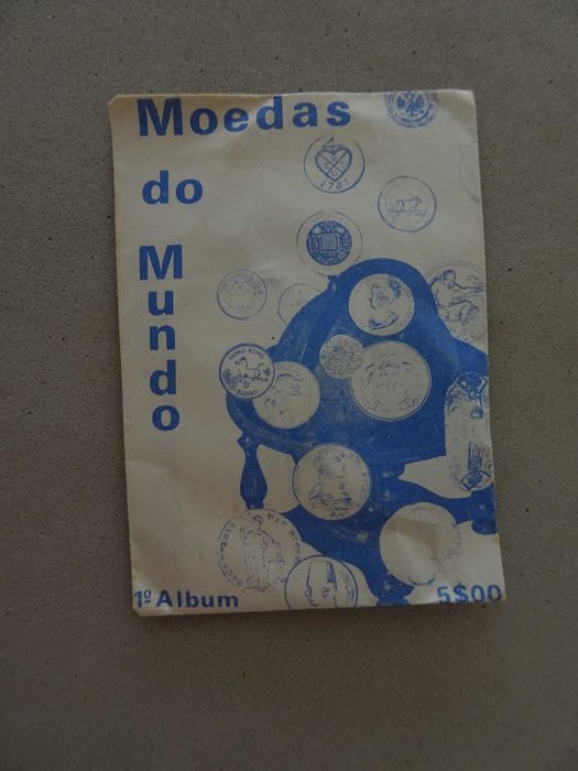 Carteira de cromos fechada Moedas do Mundo
